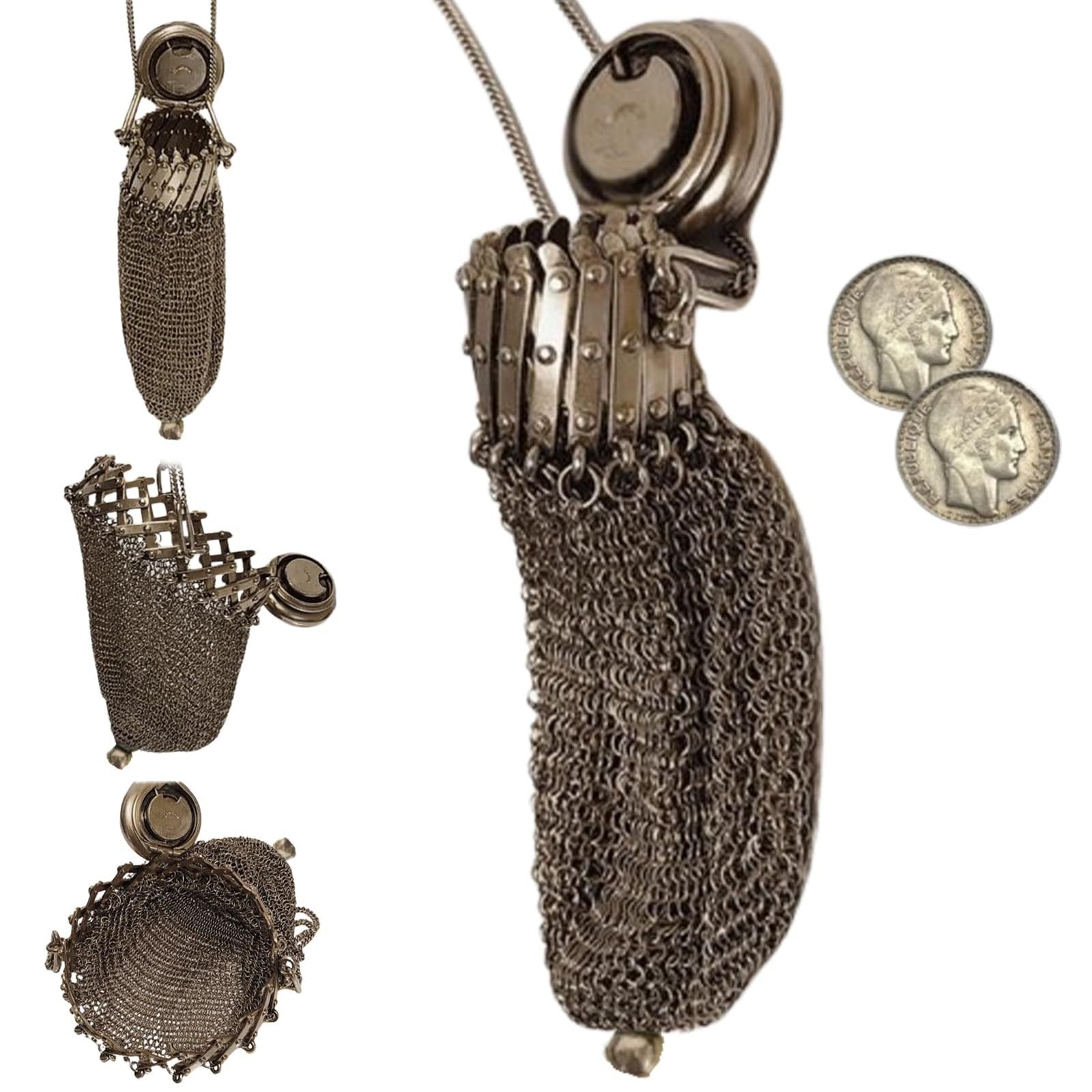 🏆 50K+ SOLD💰Handmade 1920's English Coin Purse