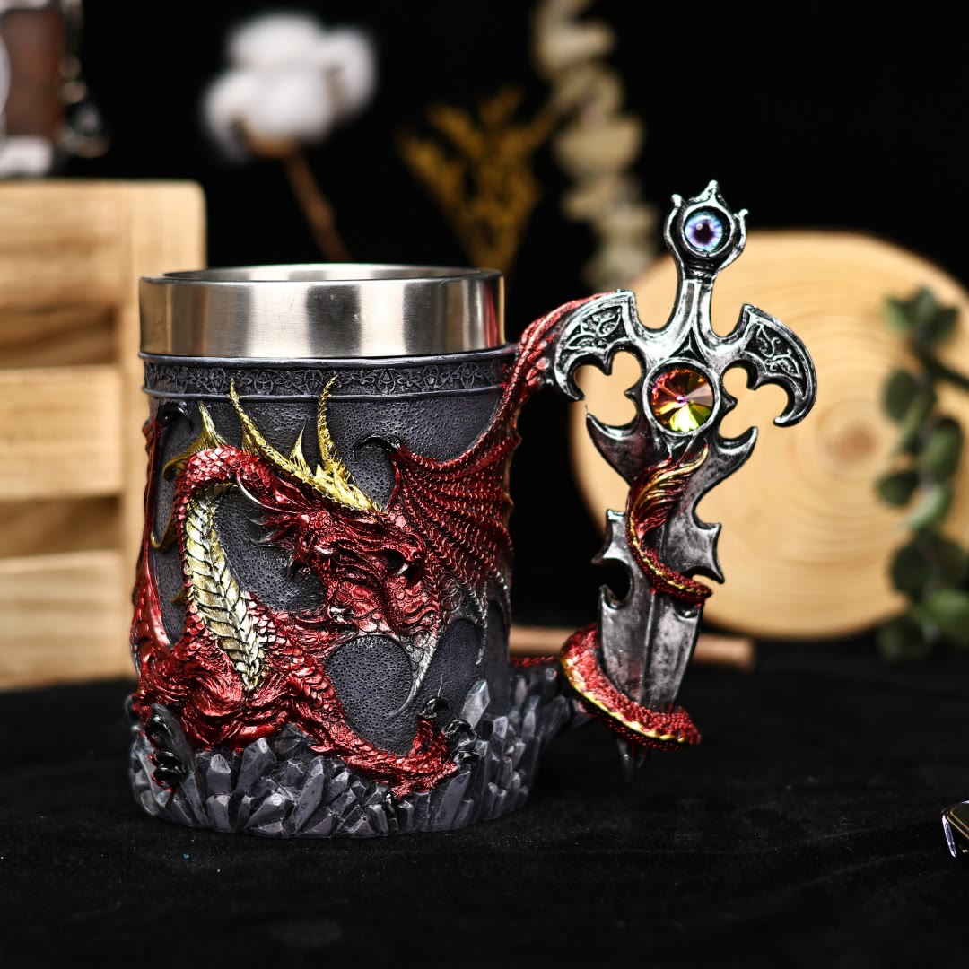 WorldNorse Norse Dragon Sword Mug💋