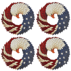 🌟 Patriotic Eagle Wooden Wreath | 4th of July Decor for Christian Homes💋