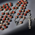 【Red Enamel Sacrifice】S925K Silver Rosary · Decoding Faith