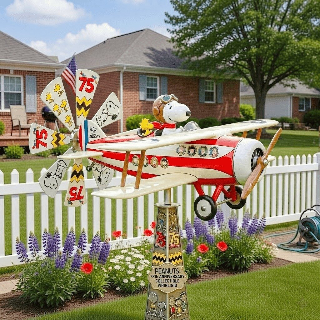 🔥🔥New Year 50% Off--The Flying Ace 75th Anniversary Commemorative Garden Wind Spinner
