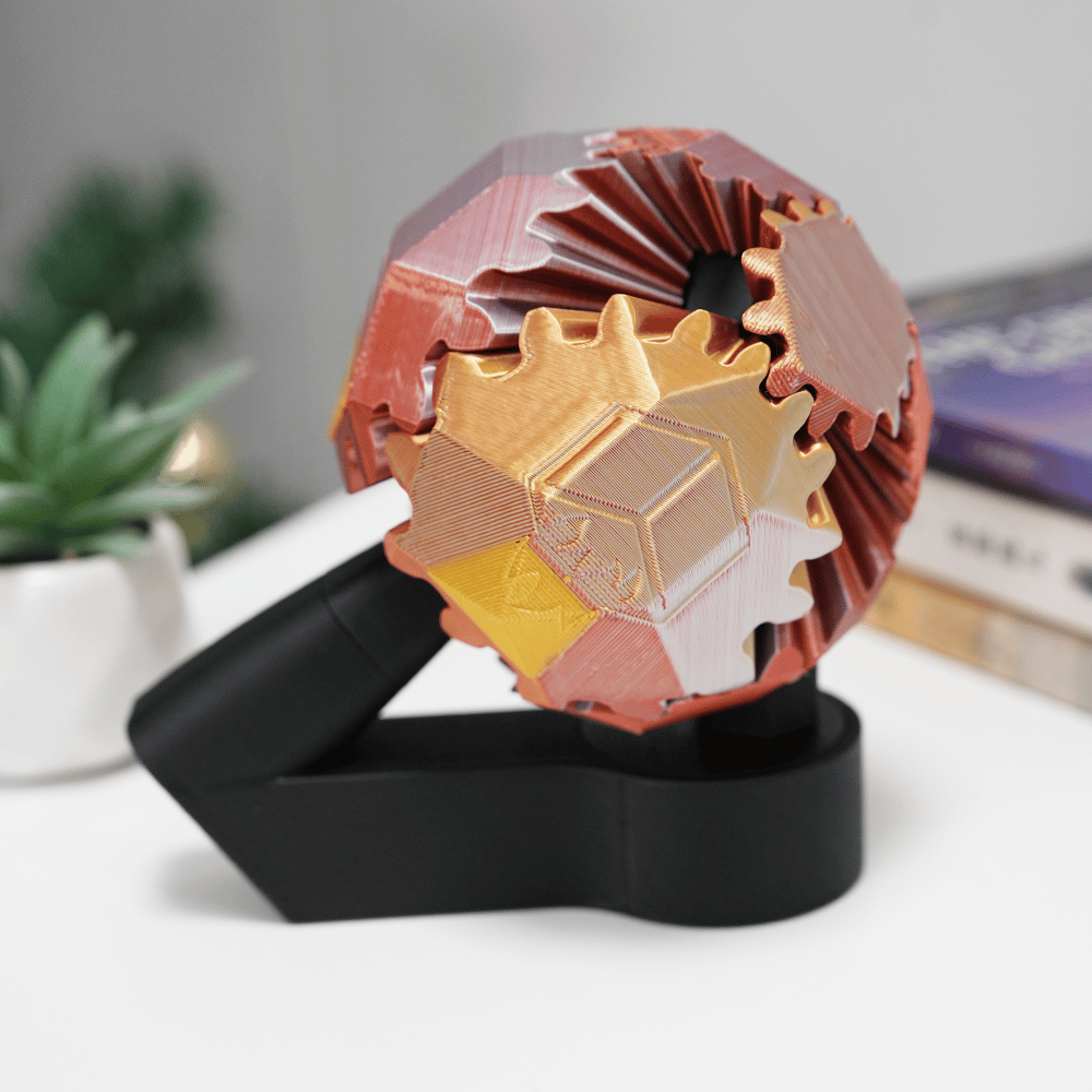 🔥3D Printed Electric Rotating Gear Ball💋