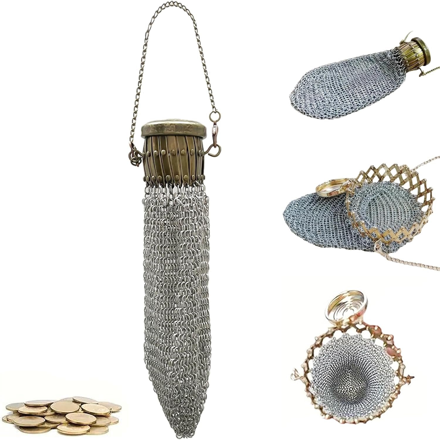🏆 50K+ SOLD💰Handmade 1920's English Coin Purse
