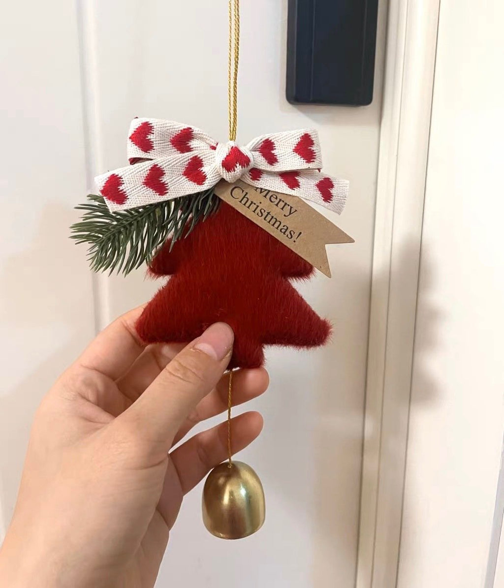 Christmas tree decorations with star bells🔔