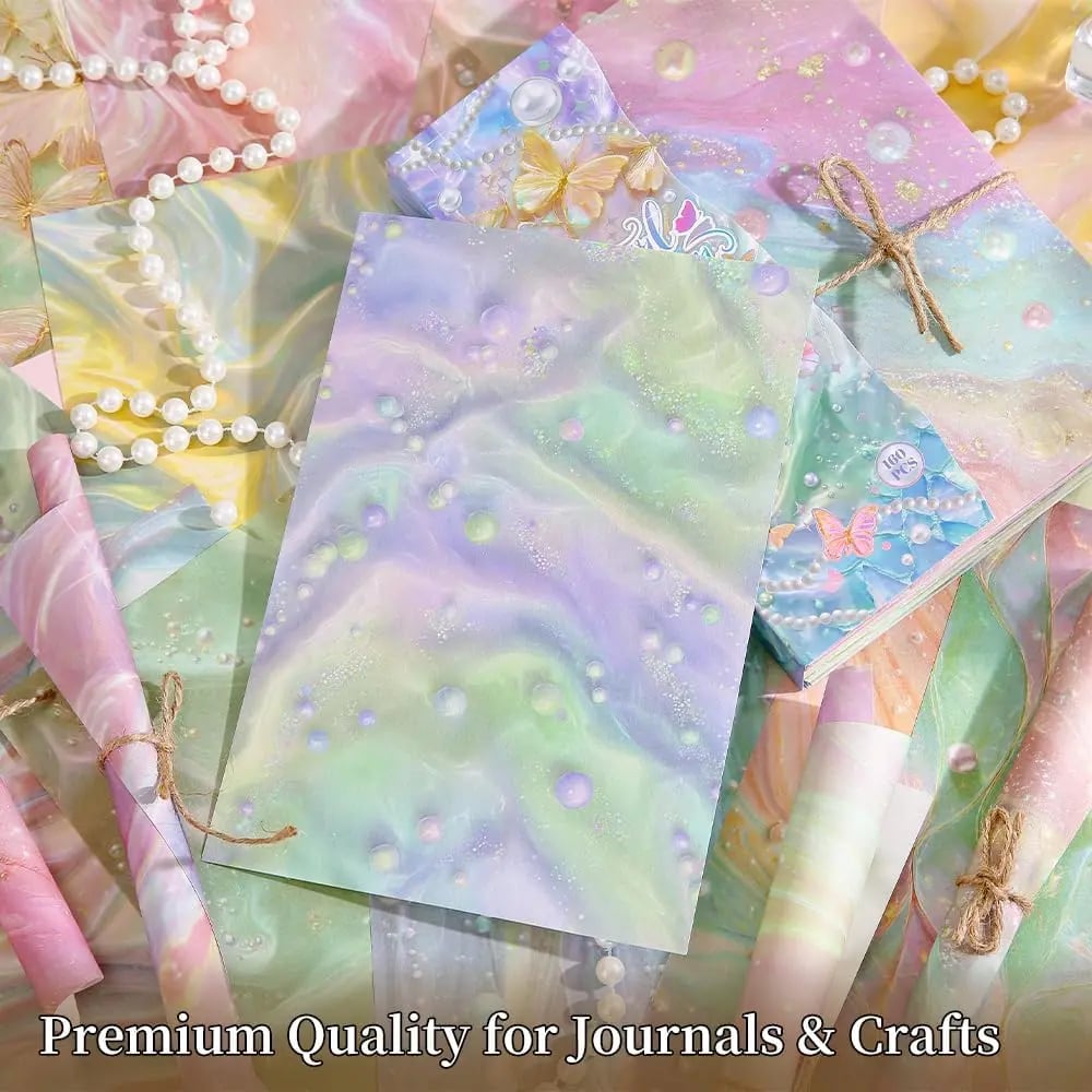 🎁Last Day 49% OFF-🌺160-sheet pearlescent scrapbook paper