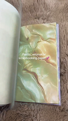 🎁Last Day 49% OFF-🌺160-sheet pearlescent scrapbook paper