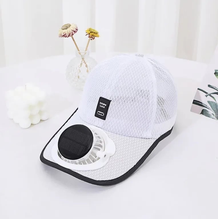 🔥Solar Rechargeable Peak Cap🧢-2026 New Ultralight Solar Fan Sun Hat 🌞