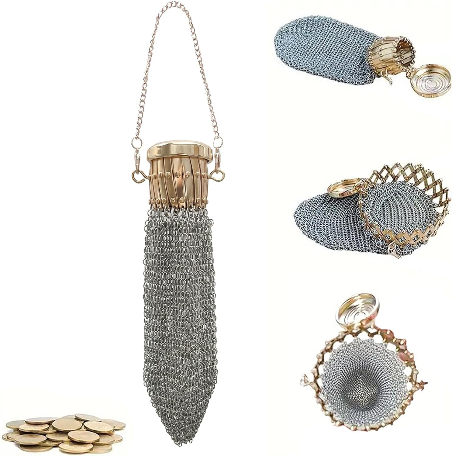 🏆 50K+ SOLD💰Handmade 1920's English Coin Purse