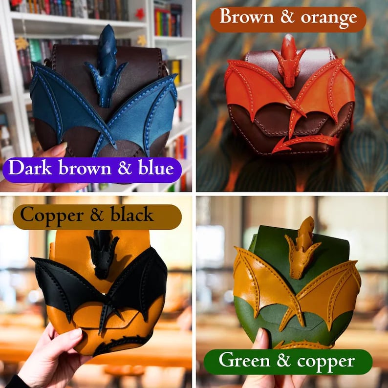 🔥Last Day Sale 49% OFF - 🐉Dragon Embrace shoulder bag natural leather💋