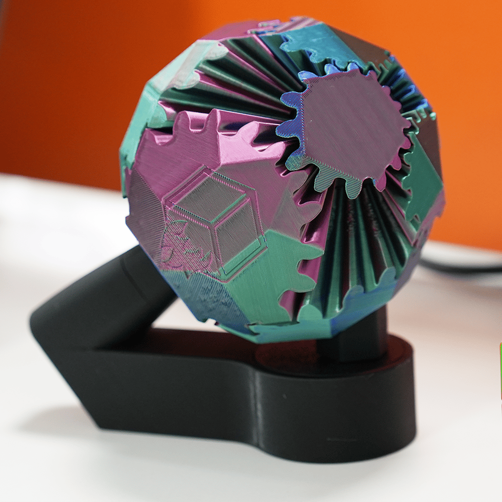 🔥3D Printed Electric Rotating Gear Ball💋