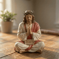 ✝️Peaceful Desk Companions ✨ Handcrafted Jesus & Virgin Mary Figurines🏆