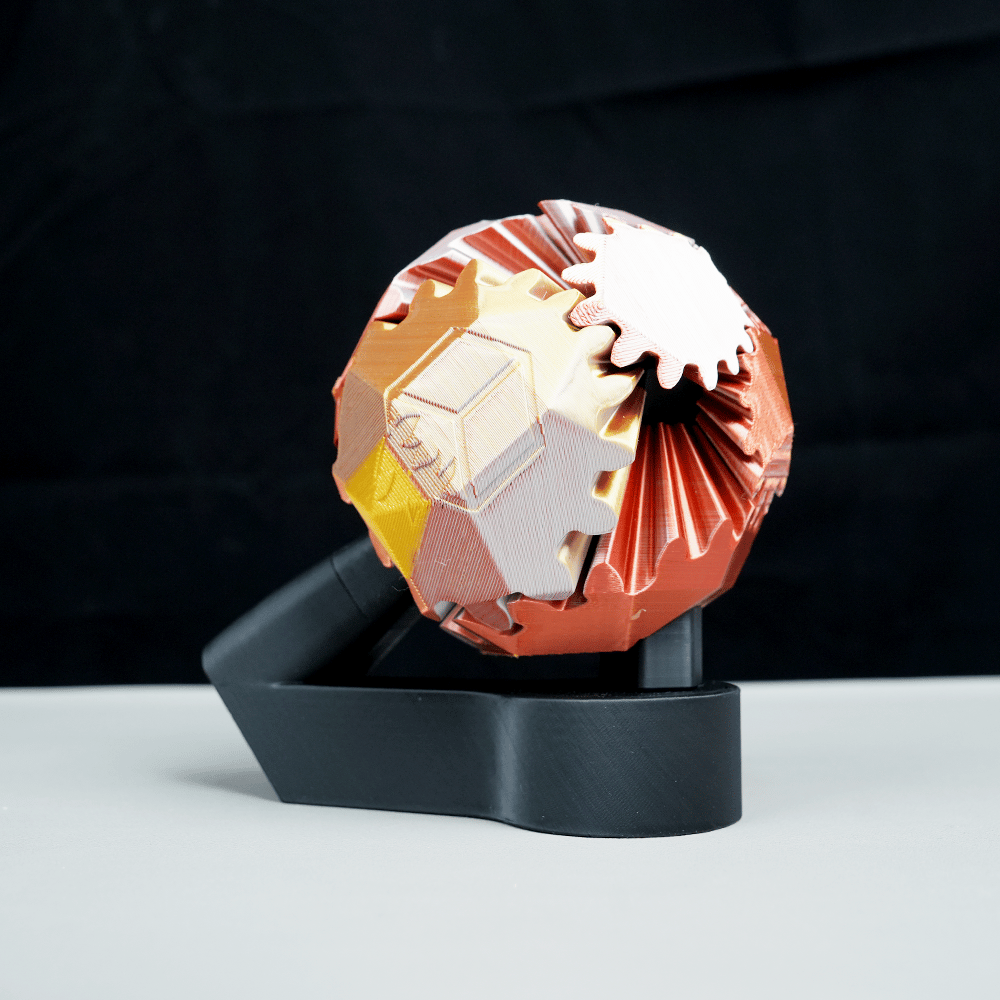 🔥3D Printed Electric Rotating Gear Ball💋