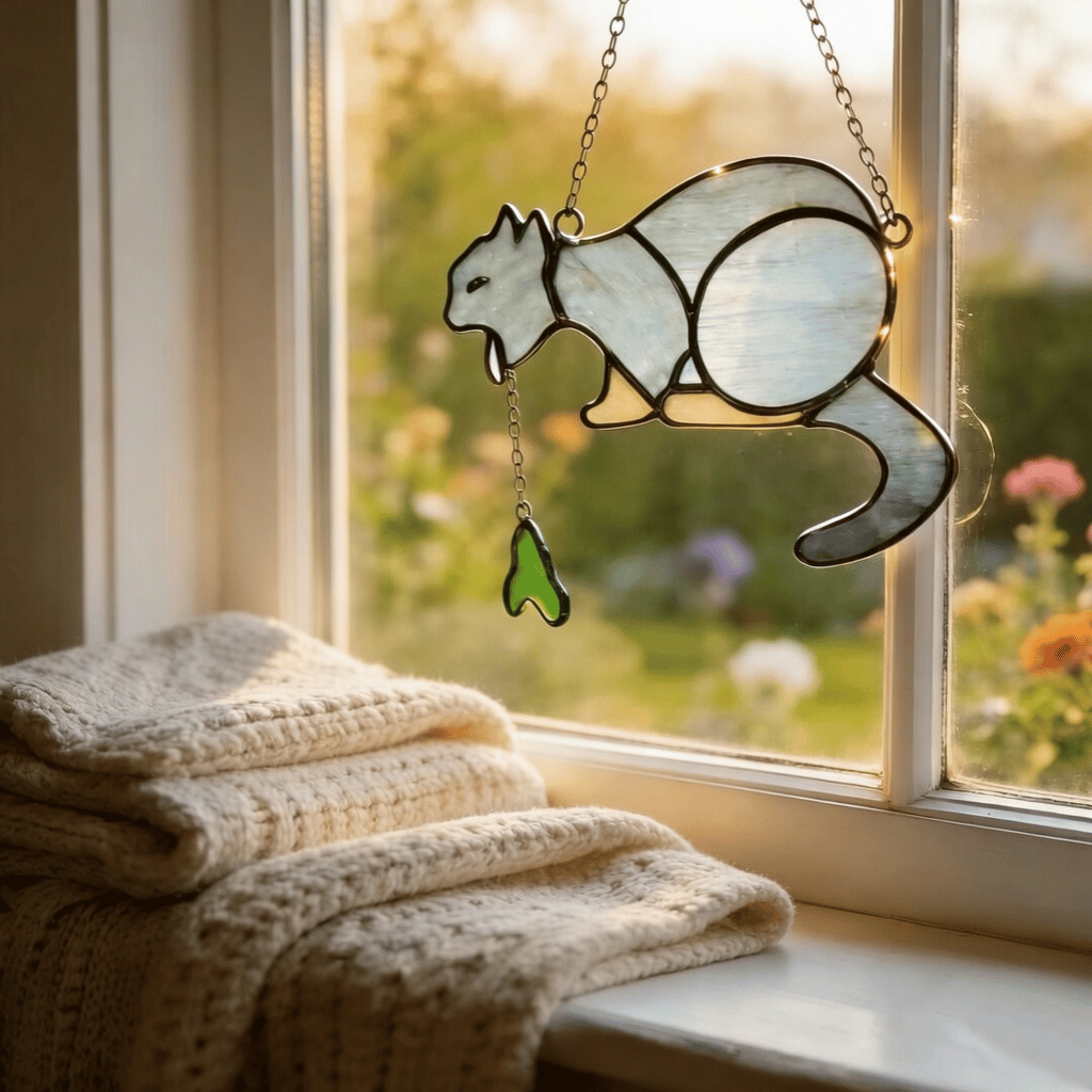 🎁Last Day 49% OFF - 🐈Puking Cat Funny Hanging Ornament