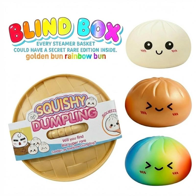 (🎁Last Day 49% OFF)✨Expressive Big Dumpling Squishy Blind Box