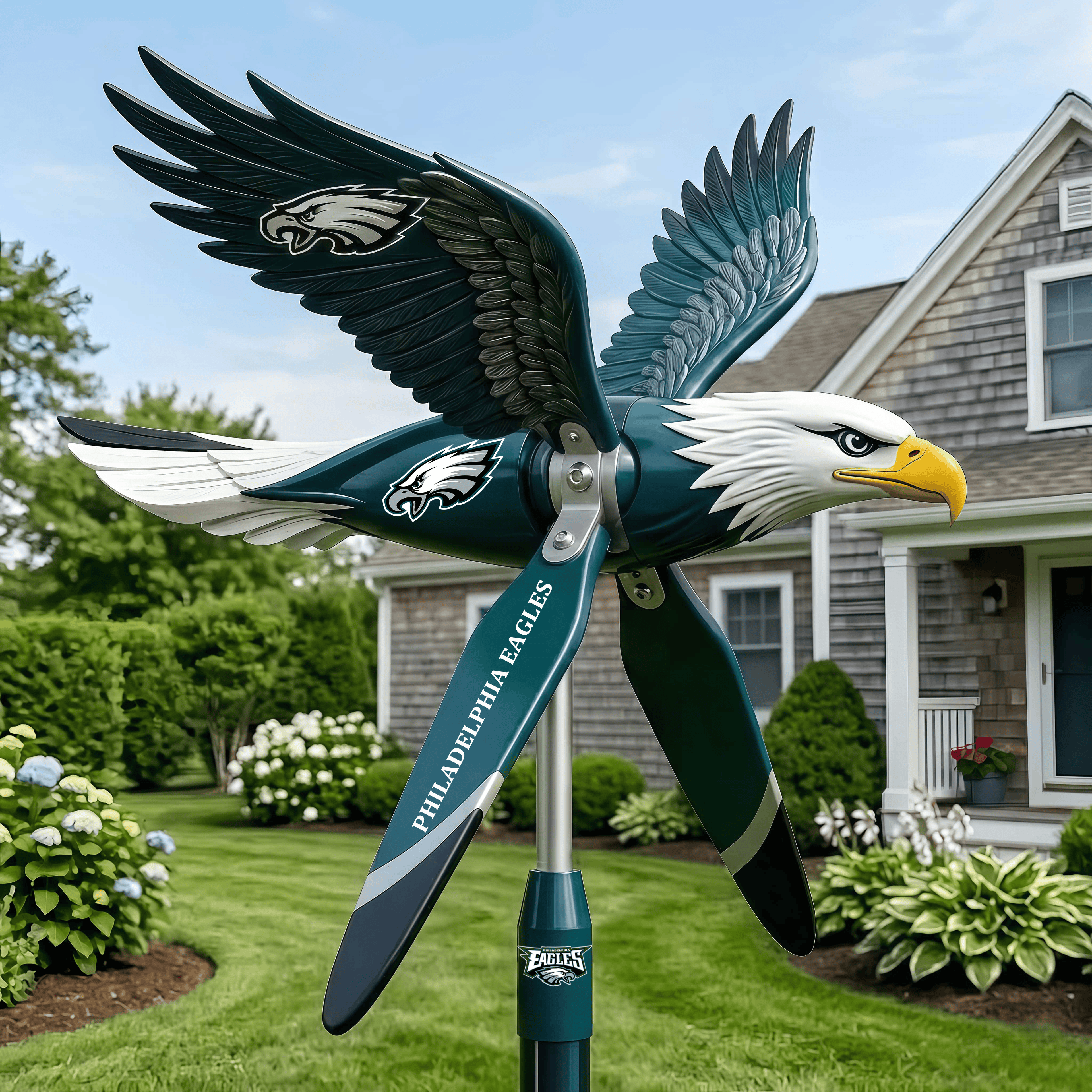Philadelphia Eagles Garden Wind Spinner