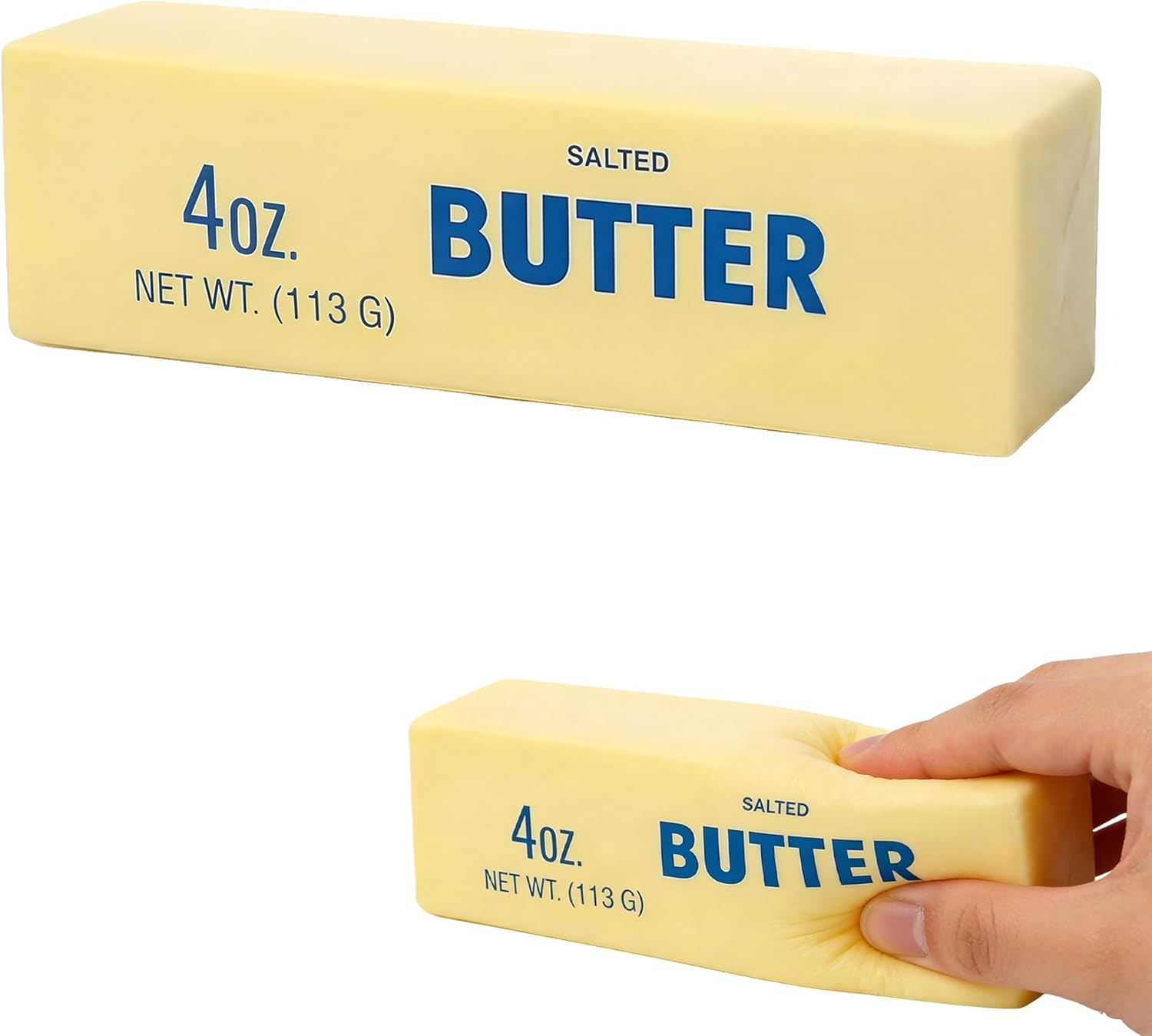 Butter Stick Slow Rising Squishy Toy, 2026 New Soft Realistic Butter Squeeze Ball