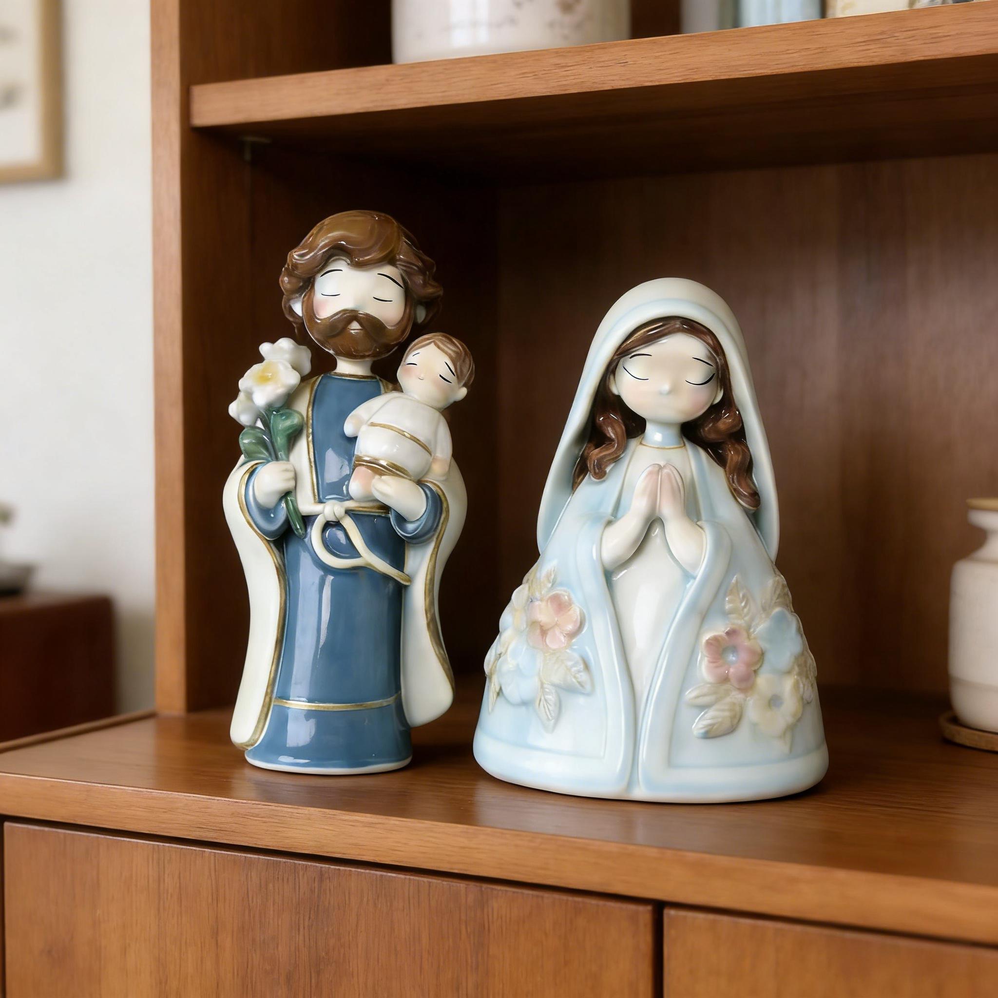 🎁💖Holy Family Figurine Decor💋