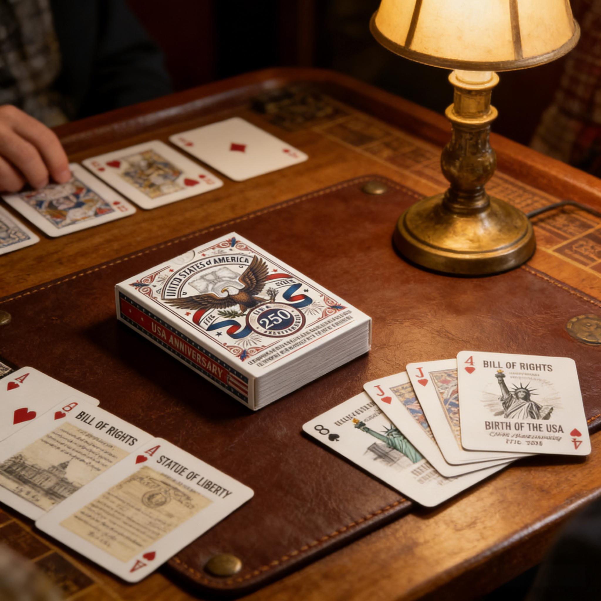 🦅🃏USA 250th Anniversary Commemorative Playing Cards