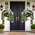 🚀UV Fade-Resistant Faux Crape Myrtle Hanging Basket with Coco Liner & Chain
