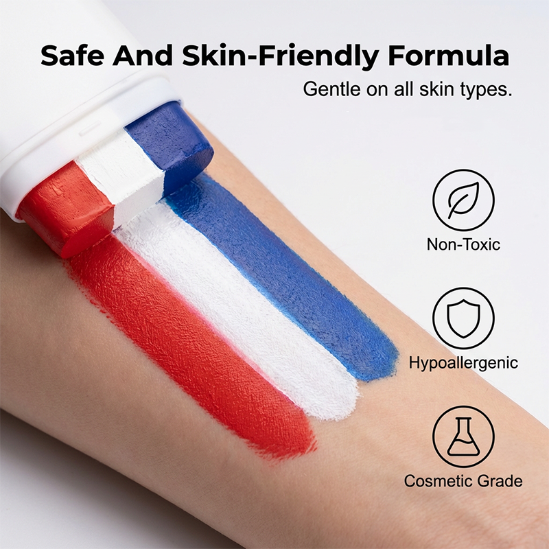 3 Color Flag Face Paint Stick for World Cup